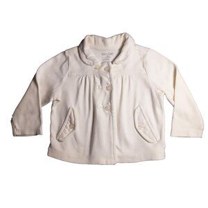 Baby Gap Off White Soft Cotton Jacket US 6-12M